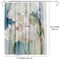 Americanflat 71" x 74" Shower Curtain, Blissful Peony I by PI Creative Art
